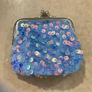 Children’s Blue Sequins Coin Purse